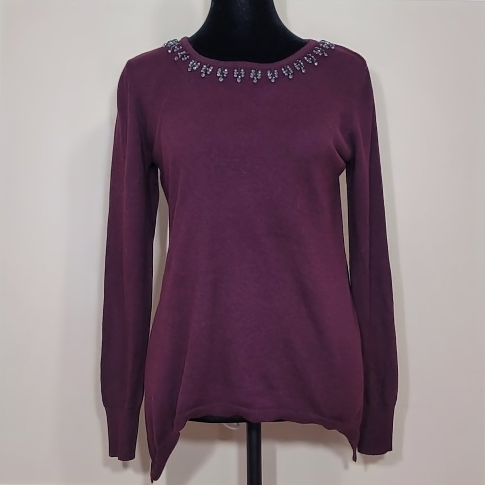 Vera Wang Simply Burgundy Sweater - PM